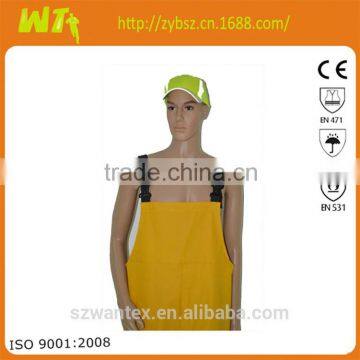 pvc bib pants working pants safety rainsuits