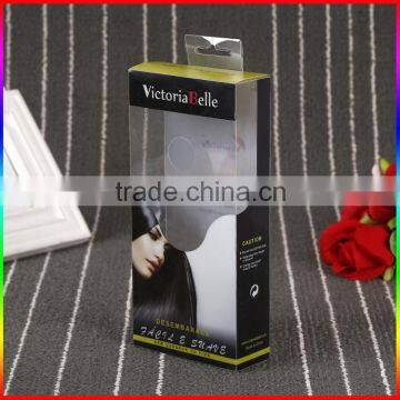 custom printing PP / PVC /PET plastic shampoo box case with cheap price