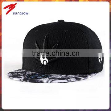 2015 custom design 100%acrylic 3d embroidery snapback hat