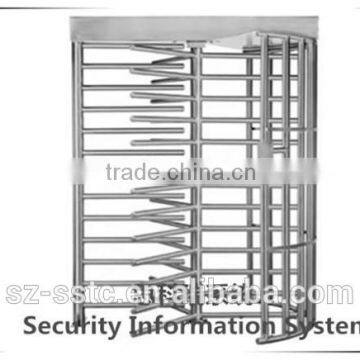 304 stainless steel RFID card reader fingerprint full height turnstile