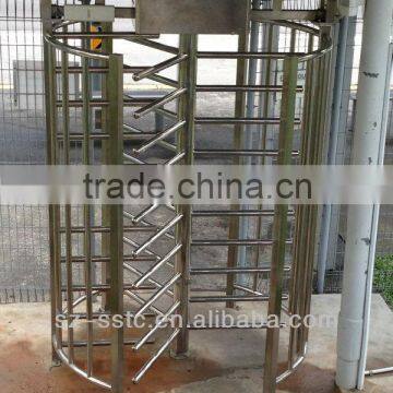 full-height access control rfid card security mechanical full height turnstile for government