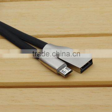 New products 2016 alloy multi-function flat retractable usb cable awm 2725 charging mini usb cable