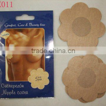 New design cotton nipple cover with Flower shape sexy nipple cover