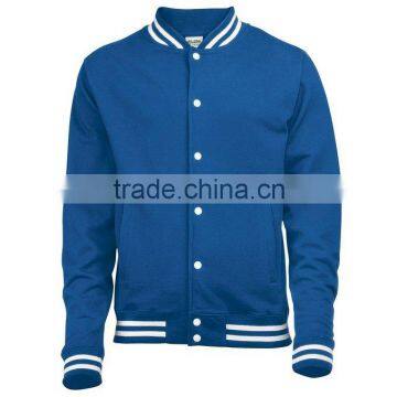 Elite blue slim fit varsity jackets 100%