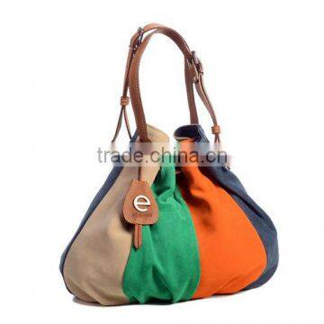 Handbag suede multicolor serie 852