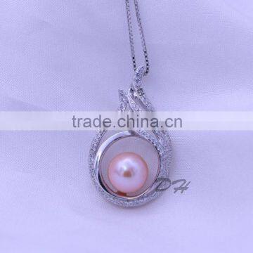 Beautiful Freshwater Pearl Pendant /silver Pearl Jewelry photo-5