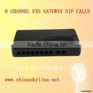 8 FXS IPPBX GATEWAY seamlessly IP PBX