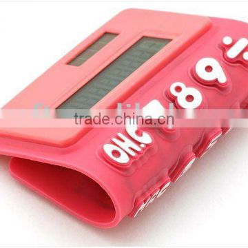 Novel design 8 digital silicone calculator for gifts