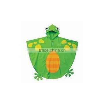 waterproof plastic raincoat for kids/kids PVC raincoat/printed kids poncho raincoat