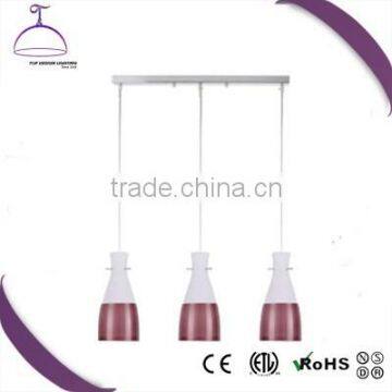 unique top design pendant light of single or three heads