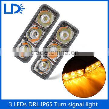 Car Led Daylight Running Lights waterproof Drl Turn Signal Light