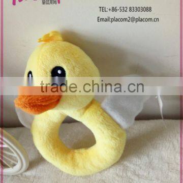 New design lovelt and top sale customzie baby plush toy yellow duck