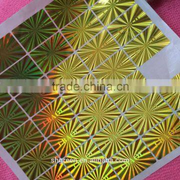 Silver Basis Anti-counterfeit Security Hologram Sticker