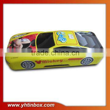 car shape tin pencil box