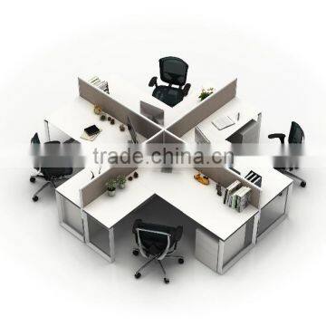 flexible design white workstation desk (DIA-series)