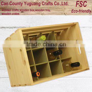 Handmade vegetable fruite,beer bottles wooden crate