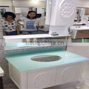 bathroom vanity top new materials jade glass slab wholesales