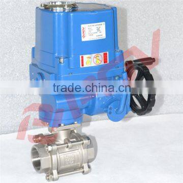 Three Piece Ss316L Explosion Proof Ball Valve With Electric Actuator photo-5