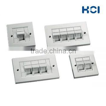 1/ 2/ 3/ 4-Port Angled For the Installation of Keystone Jacks Faceplates