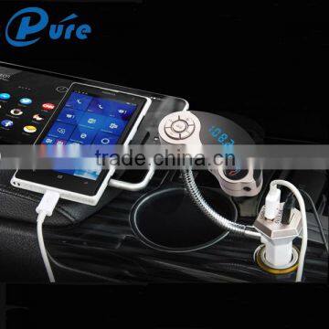 5V/2.5A USB Output MP3 Player FM Transmitter Dual USB Charger Wireless Bluetooth Handsfree Car Kit