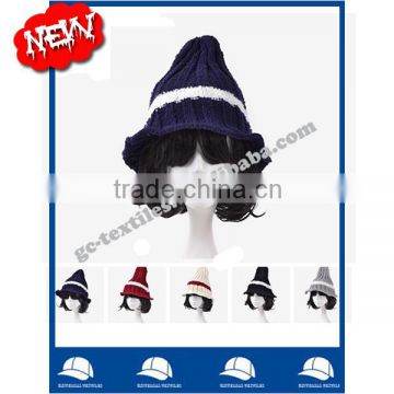 new product china manufacturer OEM CUSTOM LOGO winter soft foldable women fashion acrylic beanie hat and cap