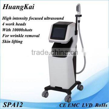 2016 hot sale beauty salon wrinkle removal high intensity focused ultrasound