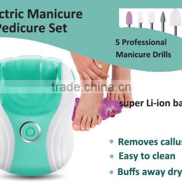 Electric rechargeable foot callus remover palm pedicure tool