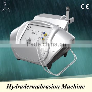 2015 hydro-microdermabrasion machine with 1 handpiece and 8 tips, portable design with convenient tool holder, cheap price!