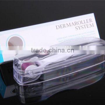 2016 proffesional derma roller 540 needles titanium derma rollers CE product manufacturer dermaroller