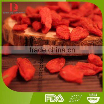 ningxia high quality organic dried goji berries