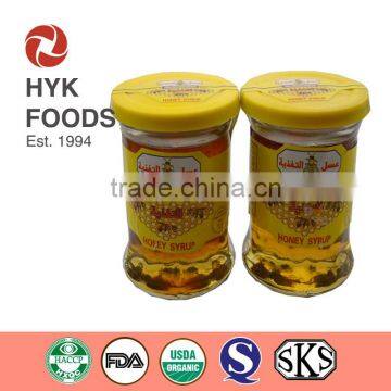 new shelves 80g glass cup bottle honey syrup hot sell