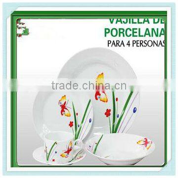 ceramic porcelain personalize plates, custom logo ceramic plates dishes, unbreakable dishes plates