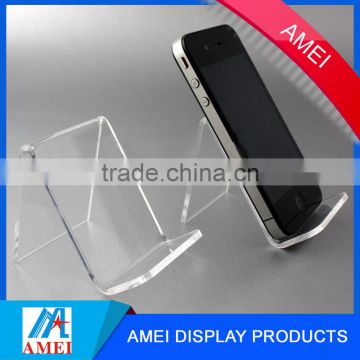 2017 Hot sale pop desktop clear acrylic cell mobile phone holder OEM China