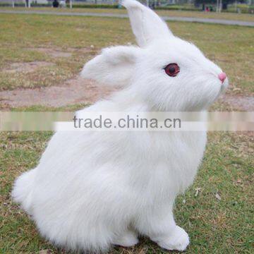 Horns Easter Bunny Decor Gray Grey Standing Jackalope Rabbit photo-5