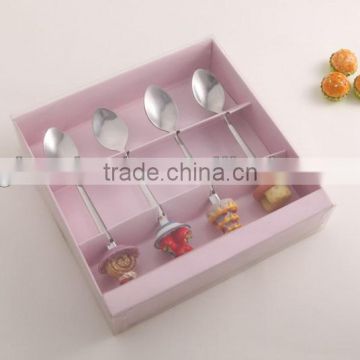 hot selling cutlery gift set, gift spoon with color box