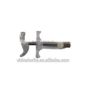 Vet Plastic steel syringe with ISO