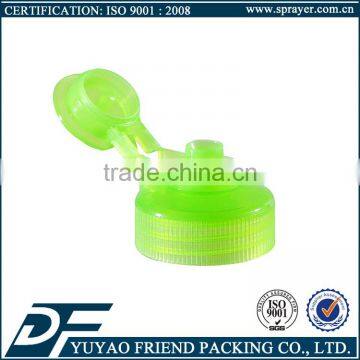 colorful 28/400 flip top bottle cap for dispensing