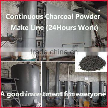 making activated carbon continuous wood chips making machine/no pollution industrial wood burning stoves