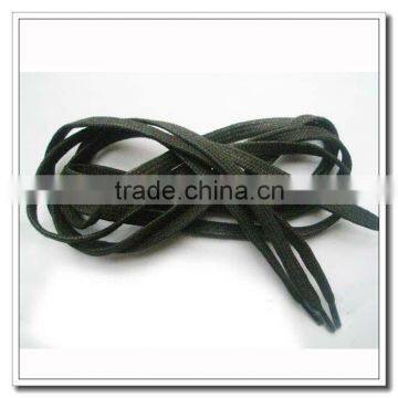 100% Polyester white shoelaces for air shoes