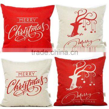 Promotional Gifts Red Christmas Cushion Pillow