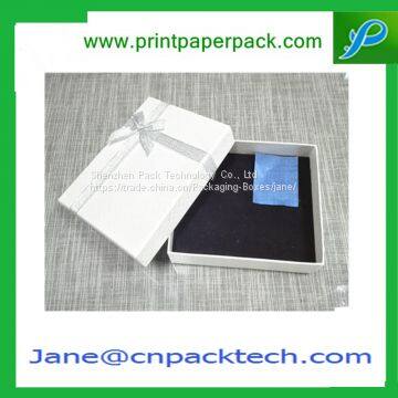 Custom Ribbon Fancy Paper Gift Boxes Chocolate Packaging Box Lid and Base Box photo-2