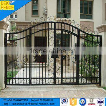 Cheap design stainless house fence and gates/backyard gate