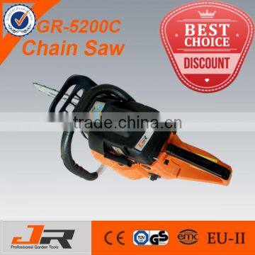 52cc chain saw machine price/gasoline chain saw/chain saw