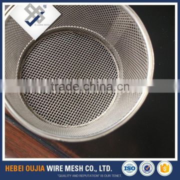 warehouse durable knitted wire mesh baskets