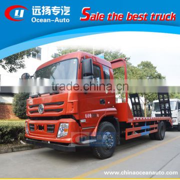 Chinese Famous Brand New Flatbed Truck 15 tons Excavator Transport Truck