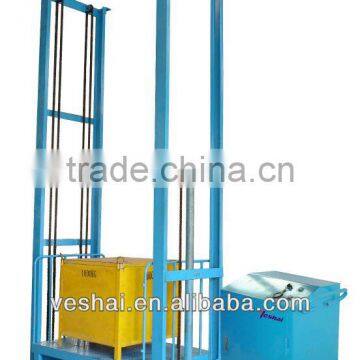 Big capacity battery powered pole lift platform for loading and unloading