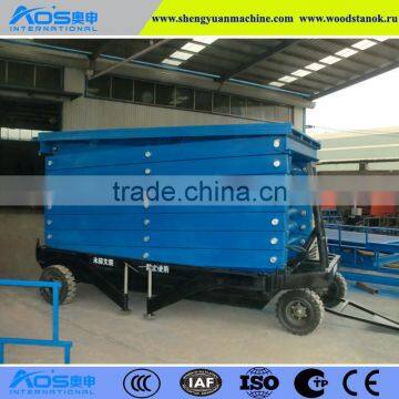 Mobile Hydraulic Scissor Lift Table With Max Platform Height 20 Meters