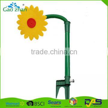 Flower sprinkler 360 round watered inserted plastic garden irrigation sprinkler