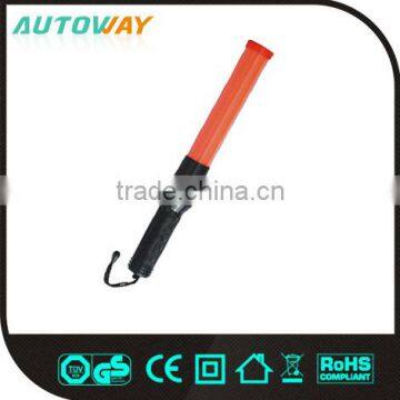 High power police flashlight for traffic control baton