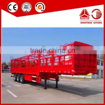 3 Axle Livestock / Cow / Cattle Transport Gooseneck Fence Semi Trailer photo-4